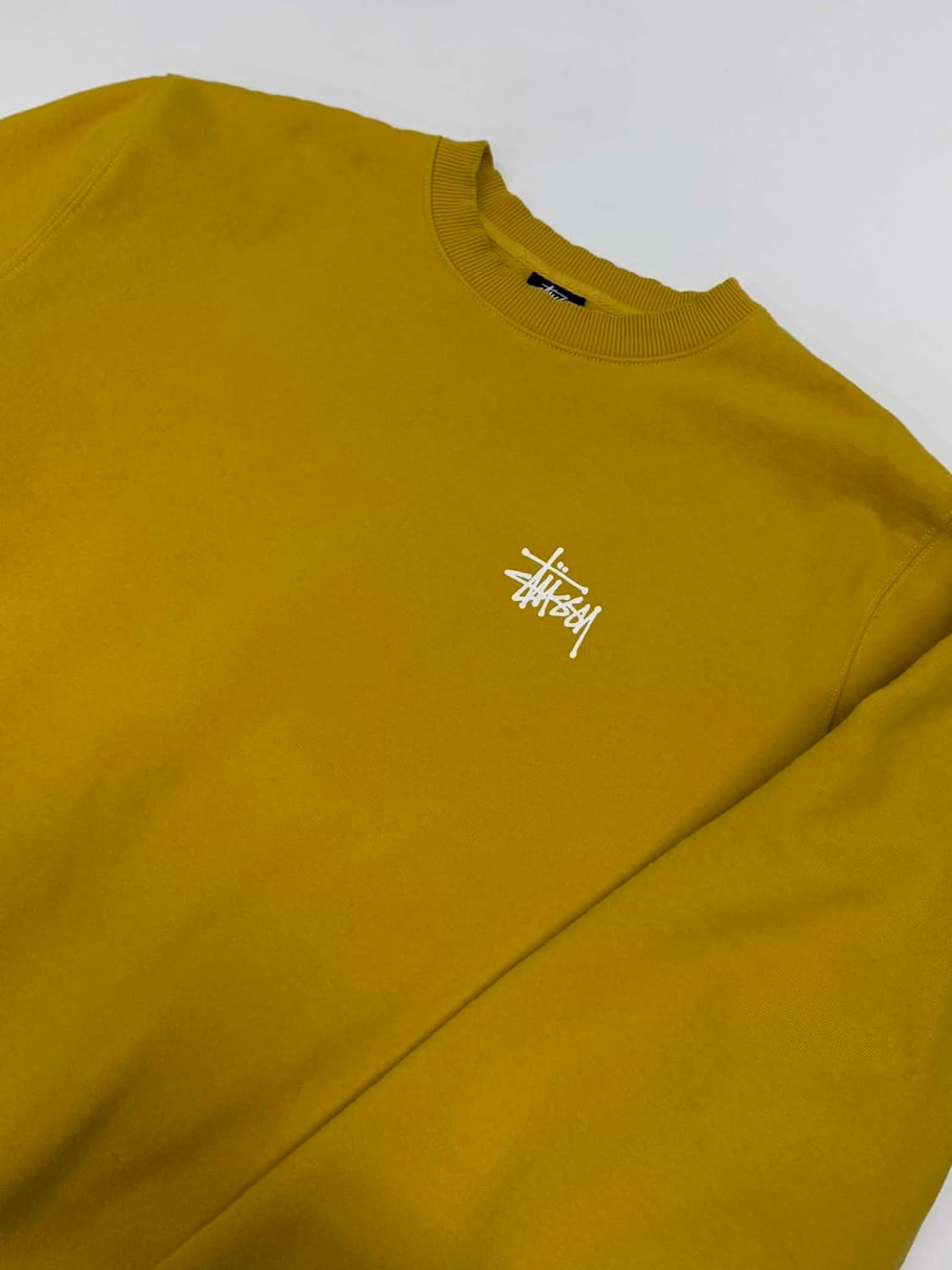 [L] 스투시 베이직 로고 맨투맨 스웻셔츠 상품이미지6