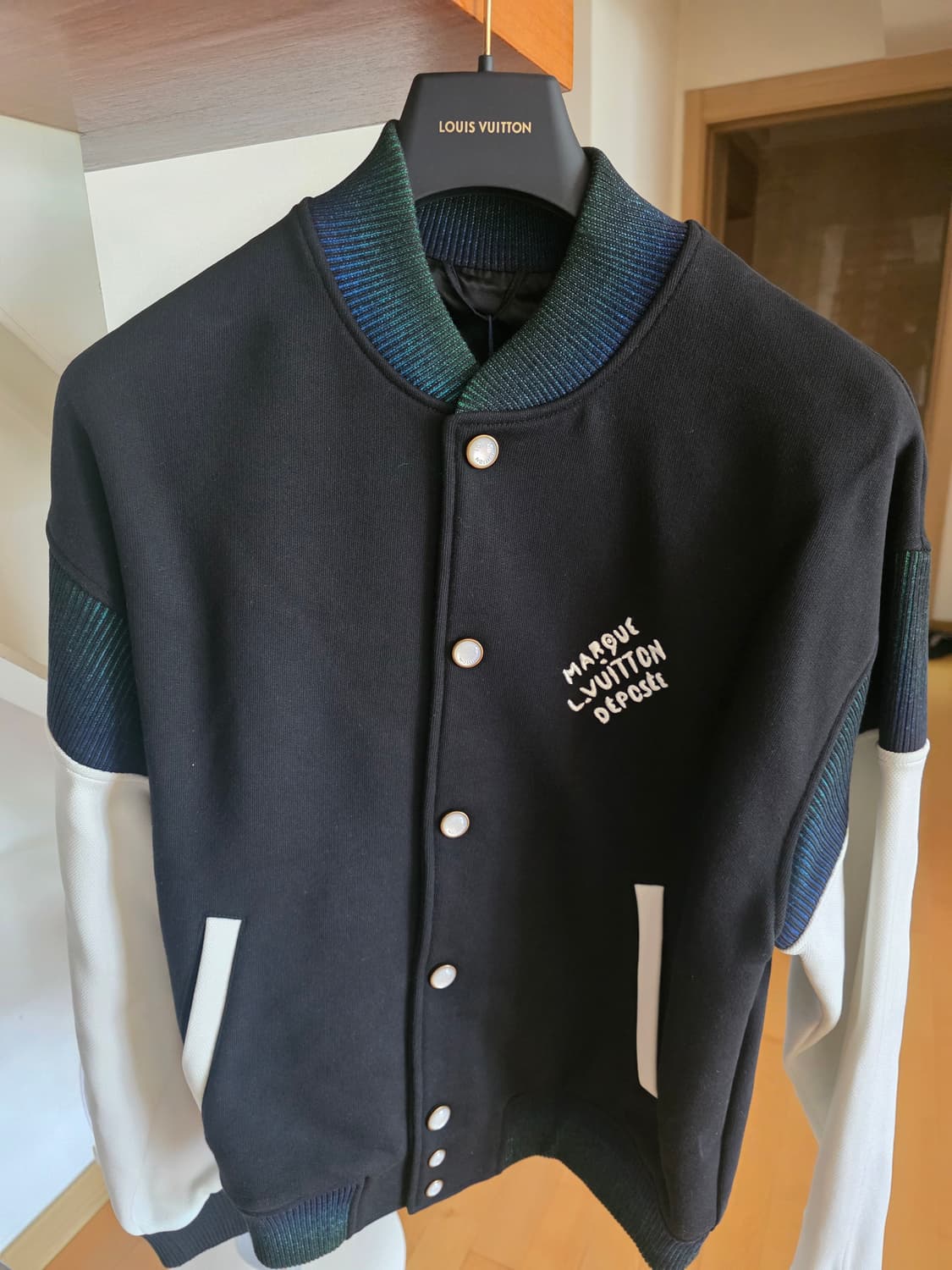 루이비통 코튼 져지 바시티 블루종 상품이미지4