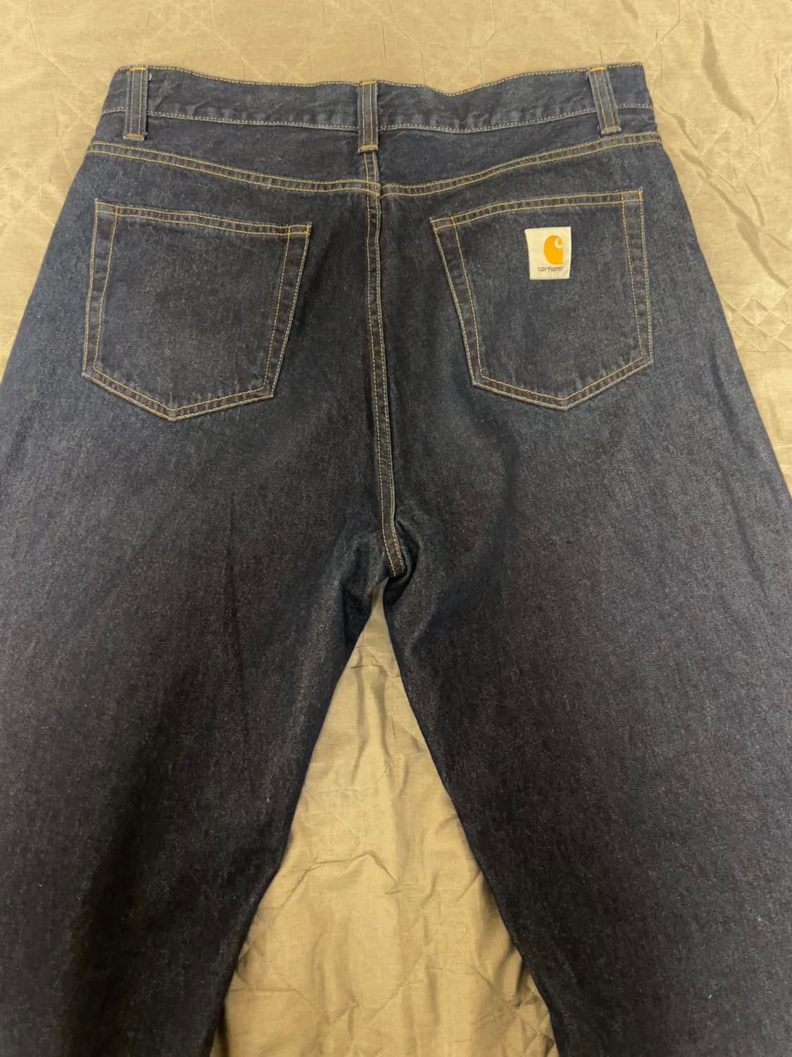 칼하트wip 랜든팬츠 블루 린스드 34 상품이미지5