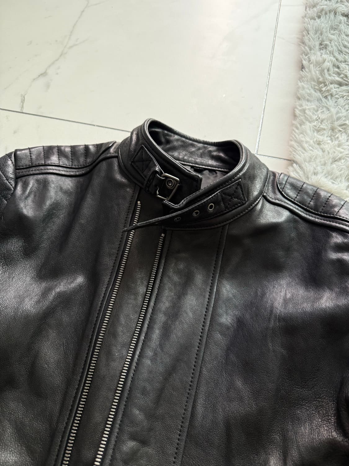 램스킨 빈티지 레더 자켓 105 상품이미지3