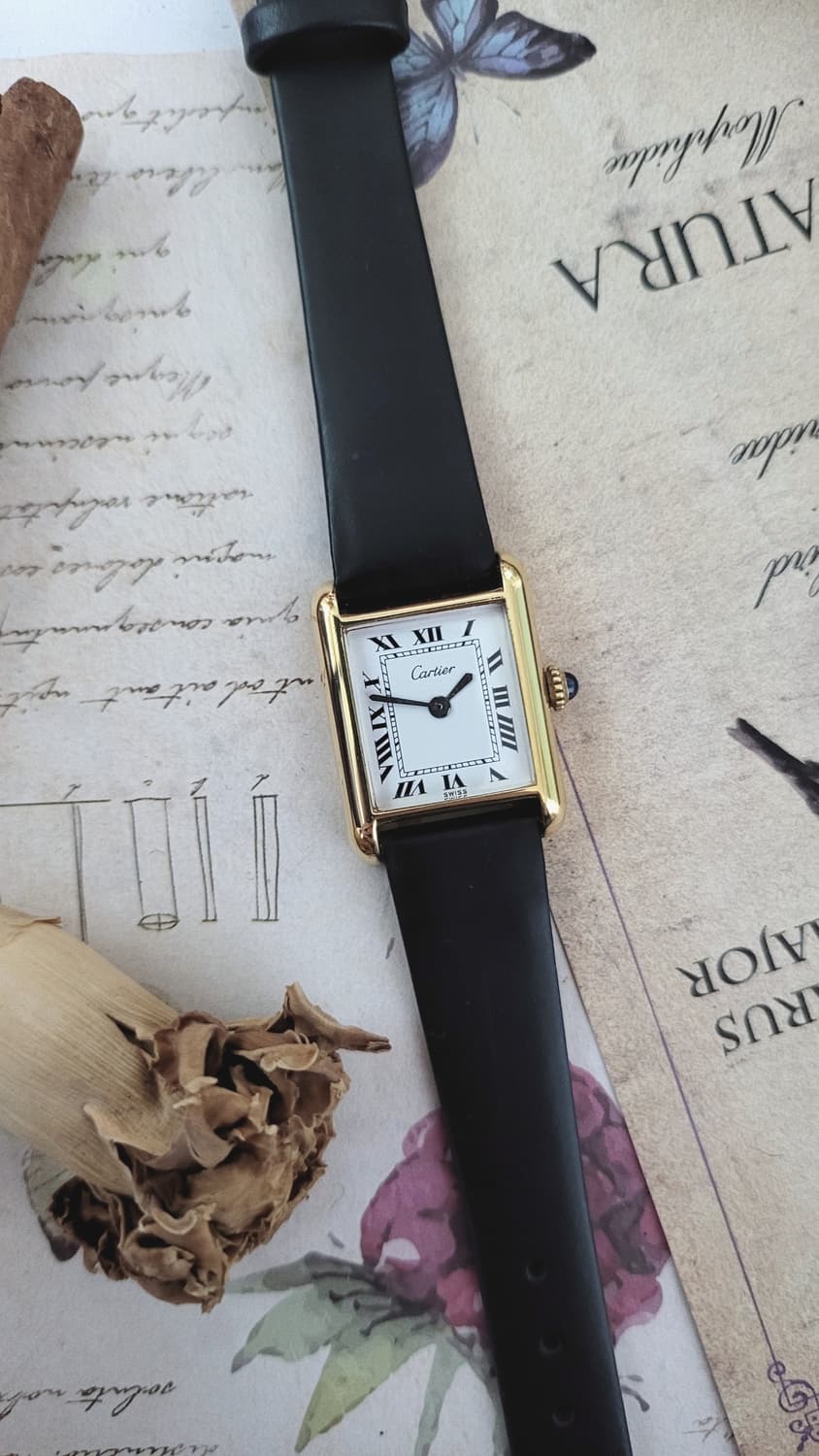 [특가상품]정품 까르띠에 프리 머스트 탱크 여성용 수동시계 상품이미지4