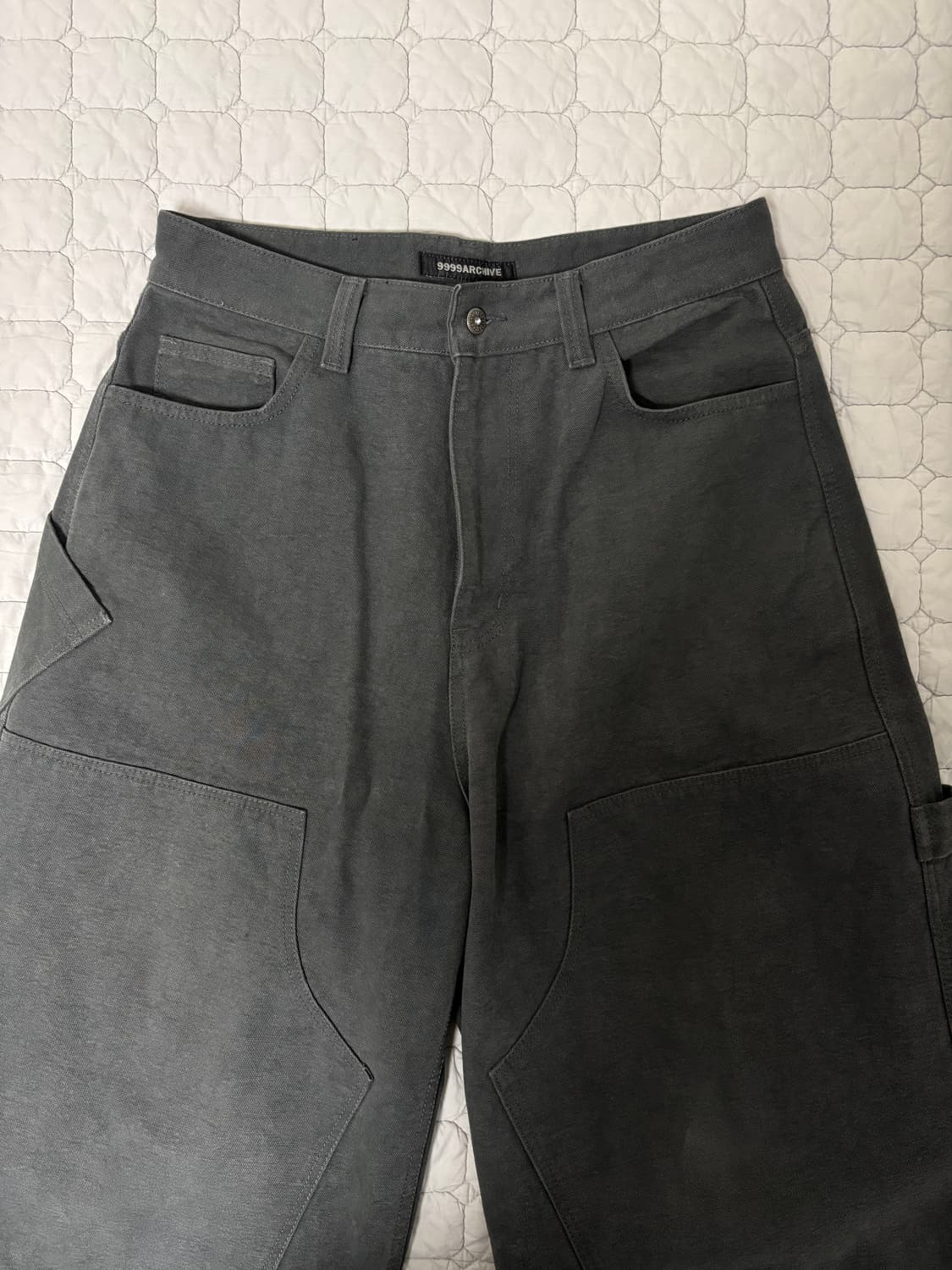 [2] 9999아카이브 더블니 버뮤다 팬츠 상품이미지4