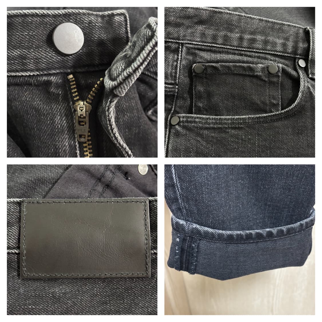 띠어리 헤이더 데님팬츠 서지 블랙 32" 상품이미지5