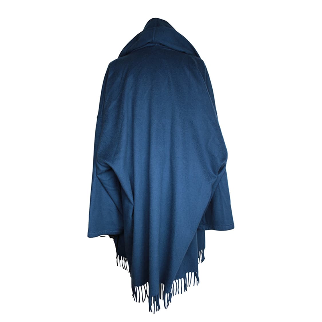 페라가모 블루 프린지 머플러 캐시미어 코트 (프리사이즈) 상품이미지2