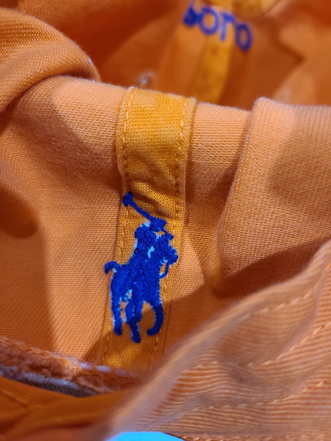 폴로랄프로렌 주황색 볼캡 상품이미지6