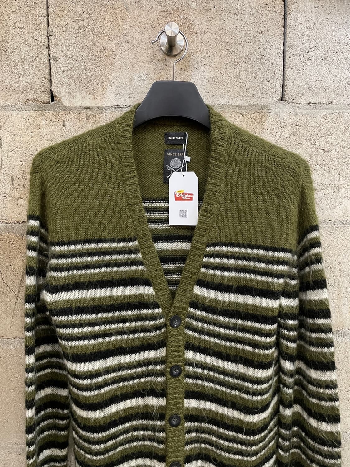 디젤 모헤어 스트라이프 가디건 상품이미지2
