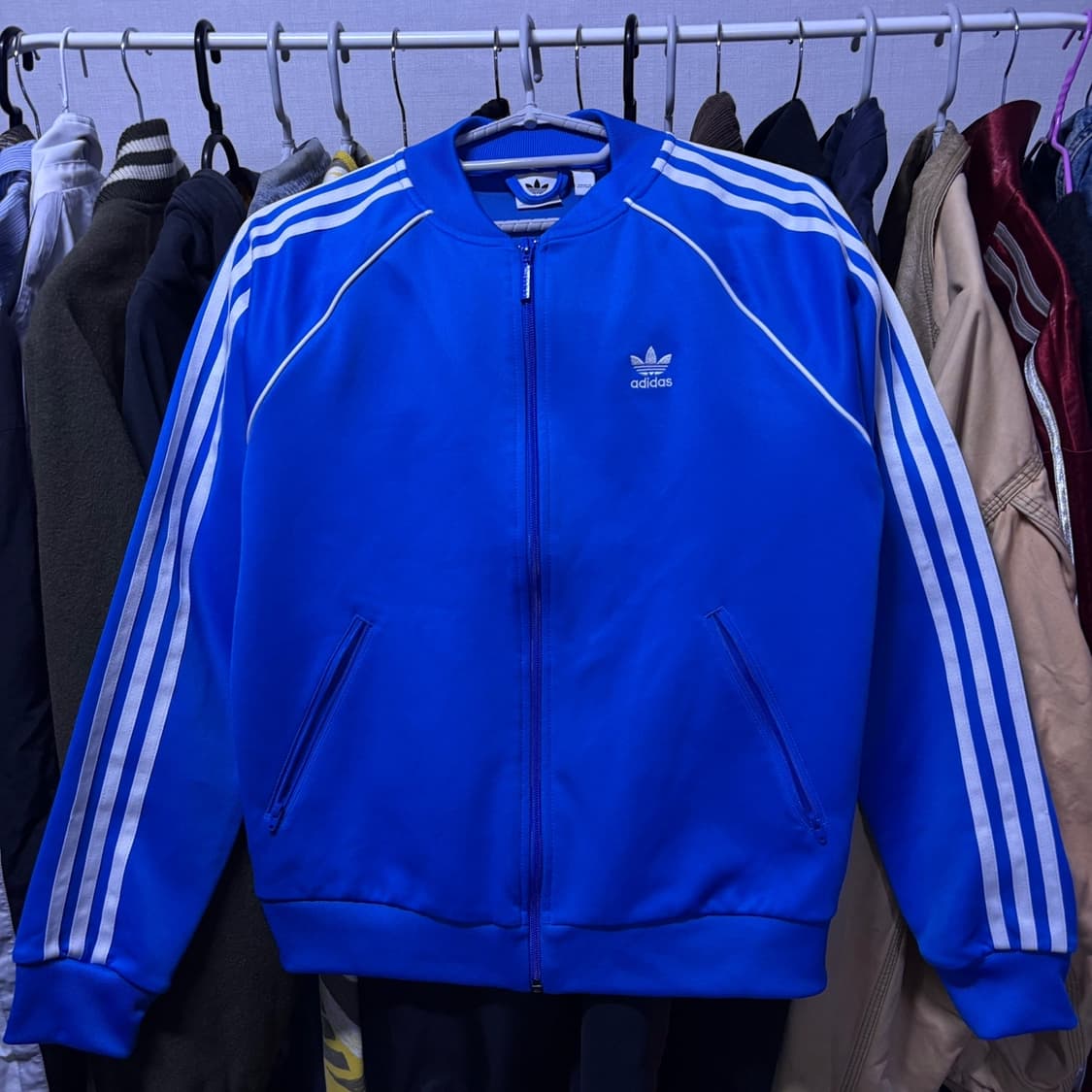 아디다스 파이어버드 블루 져지 m 상품이미지1