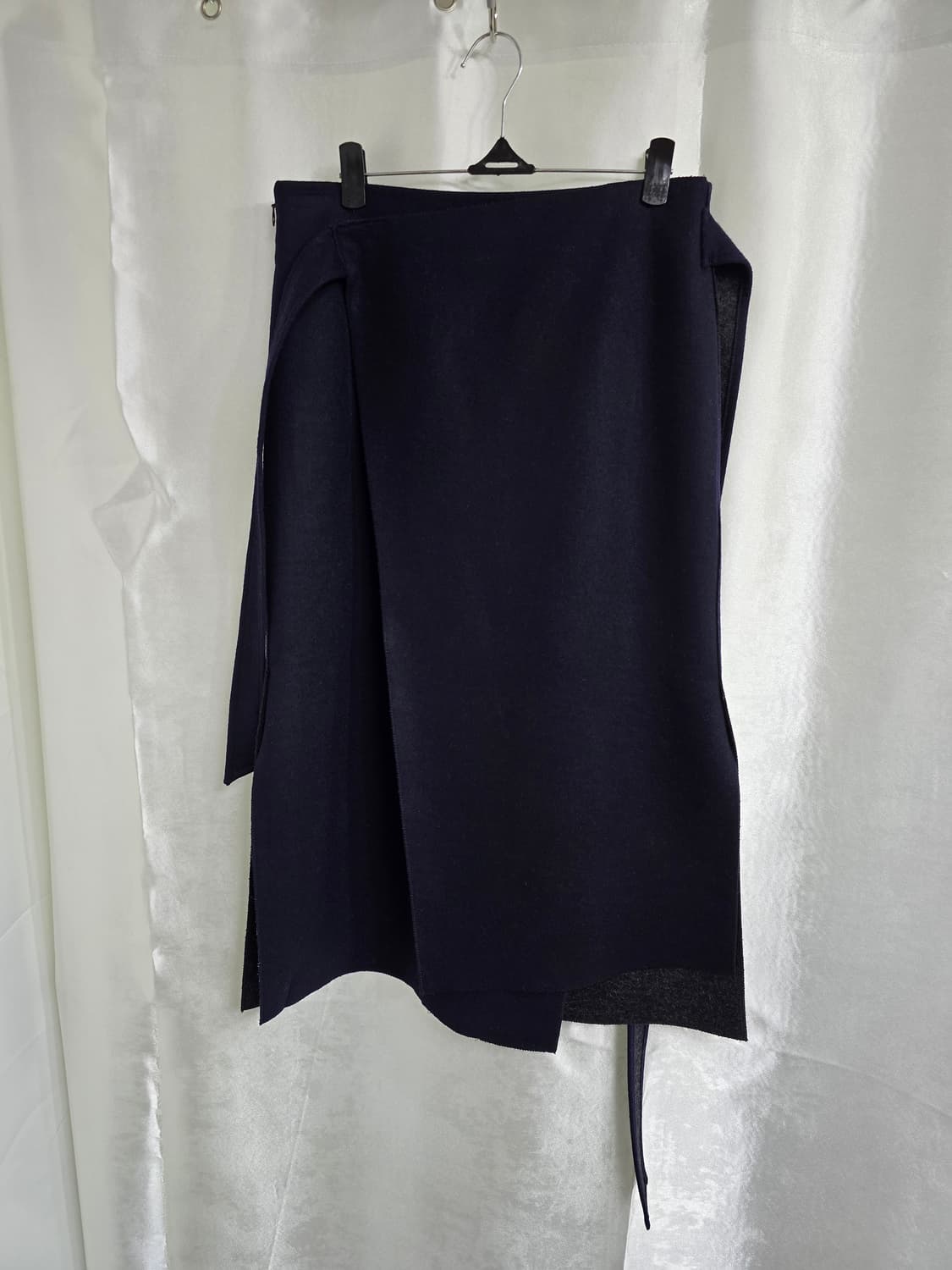 시스템 네이비 랩 스커트 미디 스커트 (1881) 상품이미지1