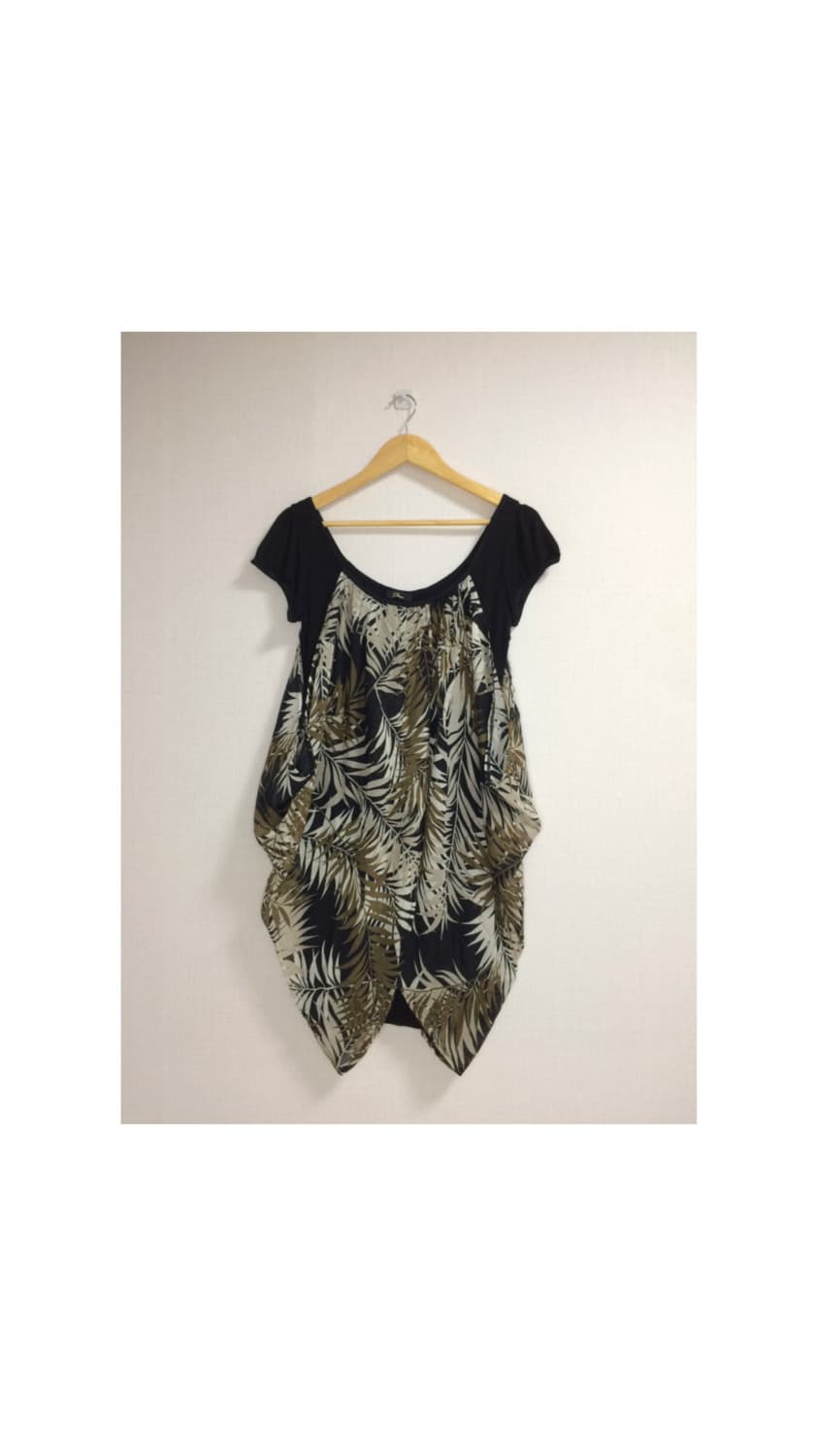 빈티지 프린팅 원피스 튜닉 상품이미지1