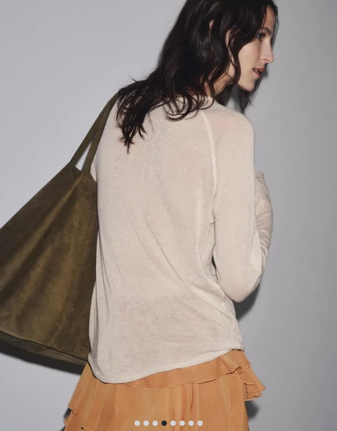 자라 울 롱 슬리브 티셔츠 상품이미지3