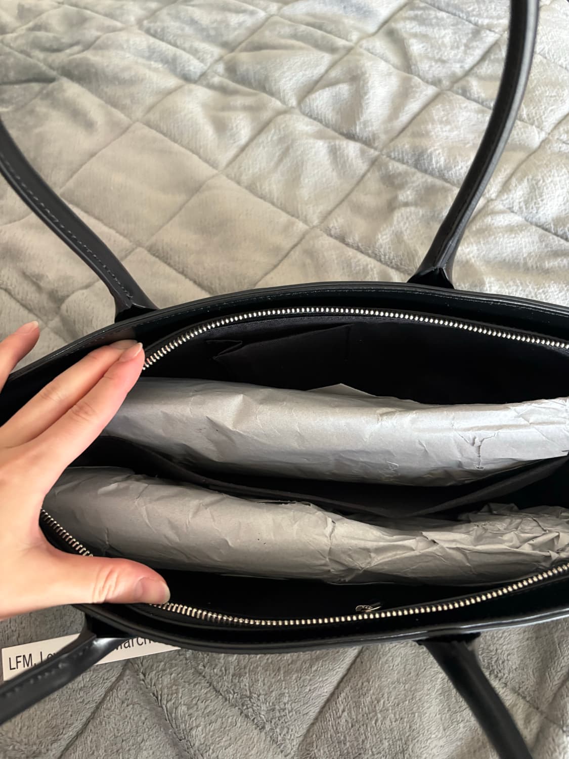 Lmf 쉘 숄더백 블랙 상품이미지3