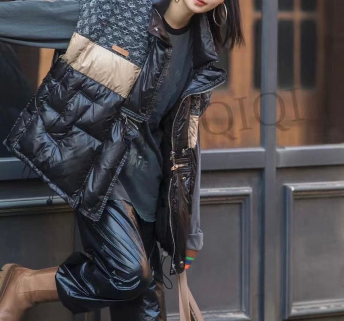 수입 오리털 패딩조끼베스트 덕다운 조끼패딩:) 루즈핏 넉넉원사이즈 소장템 상품이미지2