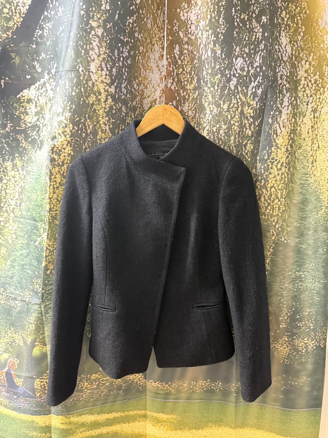 빈티지 사선버튼 자켓 상품이미지1