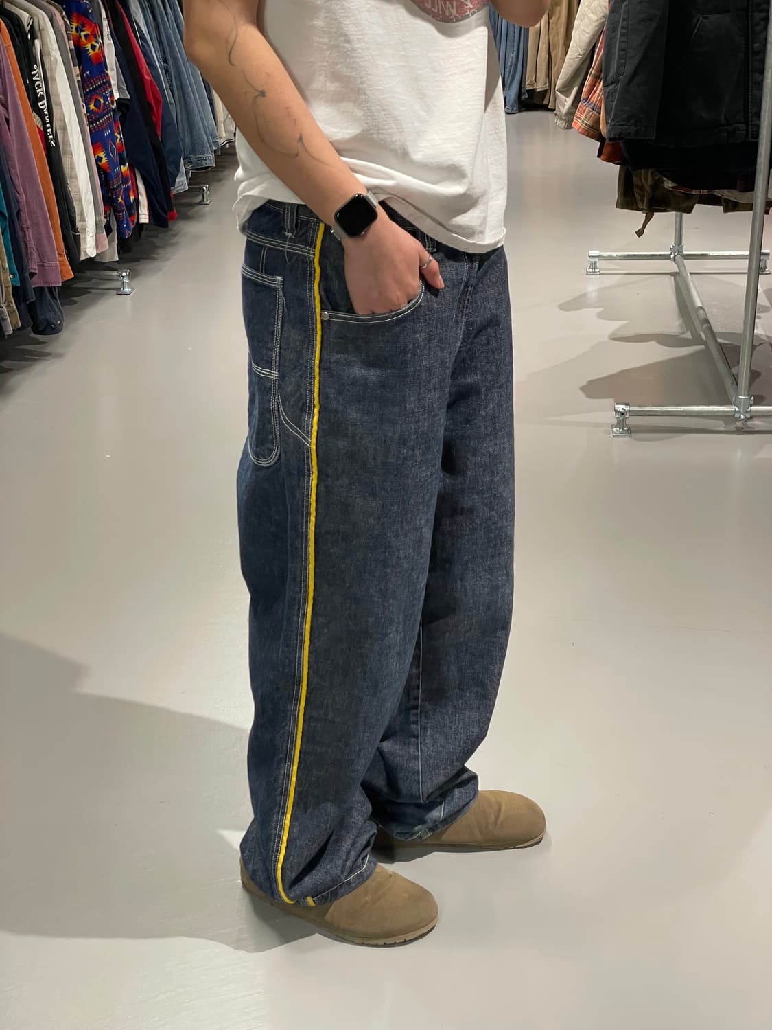 빈티지 올드스쿨 데님 팬츠 상품이미지2