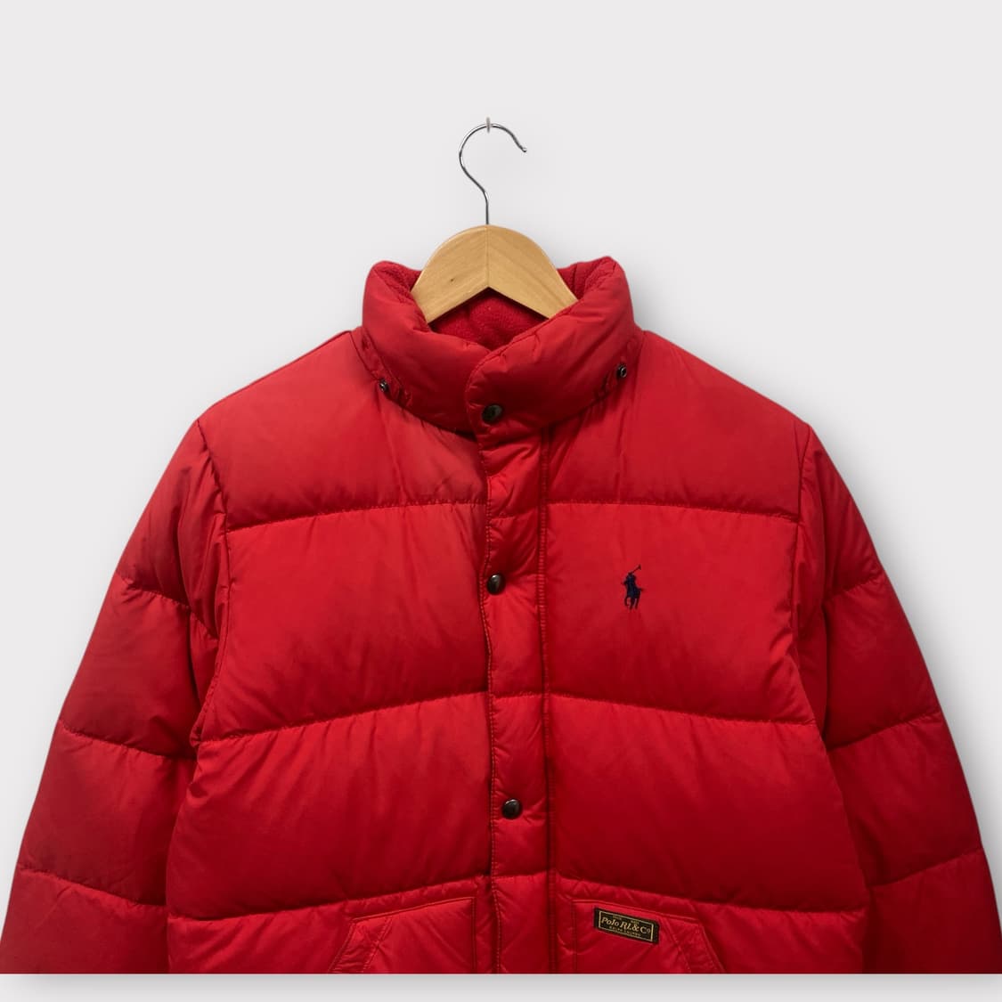 폴로 랄프로렌 레드 덕다운 푸퍼 패딩 14-16 상품이미지2