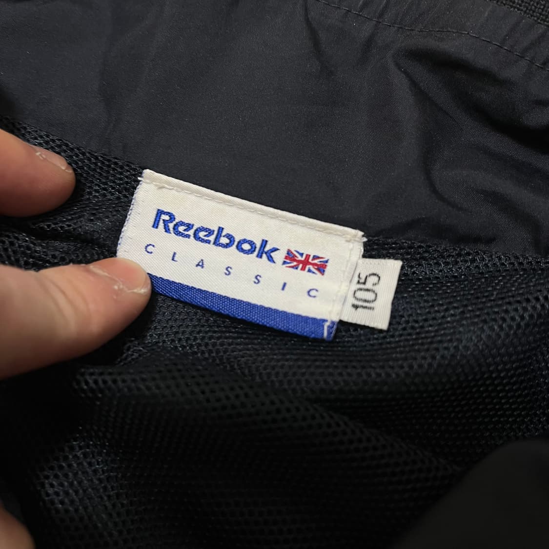 리복 올드스쿨 사이드라인 바람막이 자켓 XL/105 상품이미지5