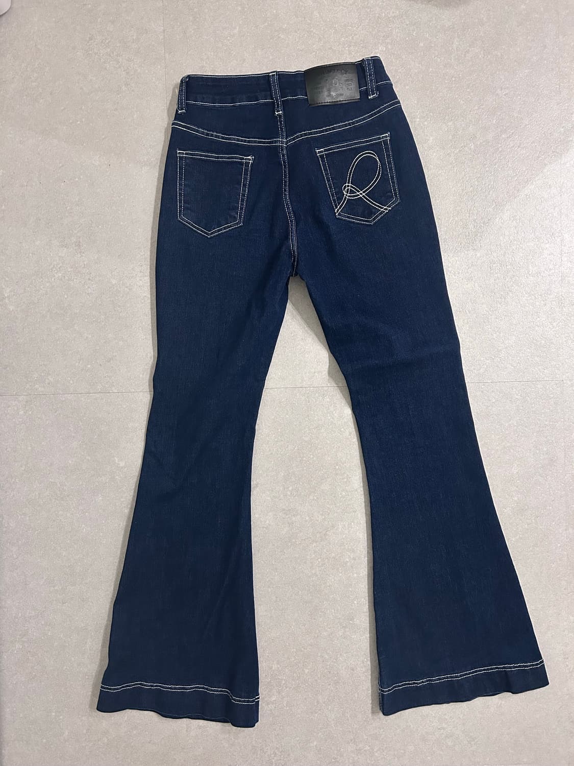 Deep blue flared jeans 상품이미지3