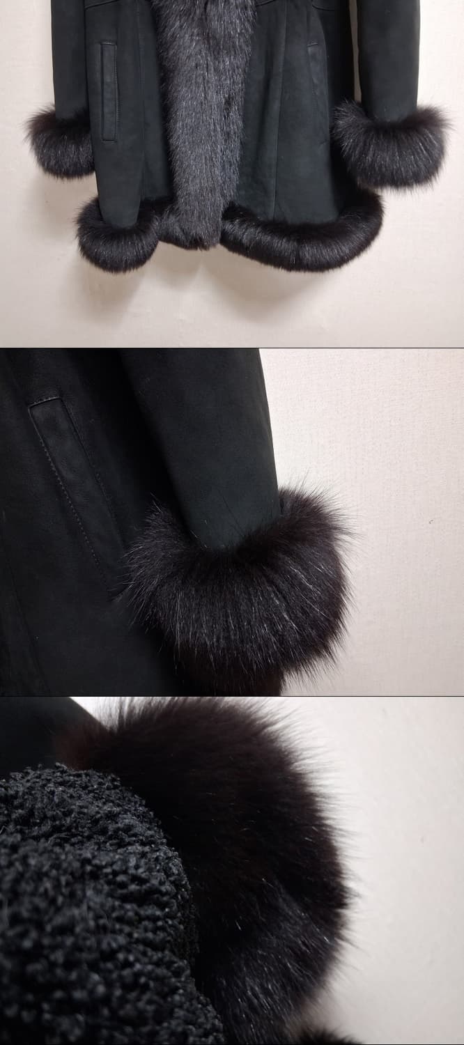 FONTELLI 여성 오리지날 블랙 무스탕 
검정양털무스탕 66 상품이미지6