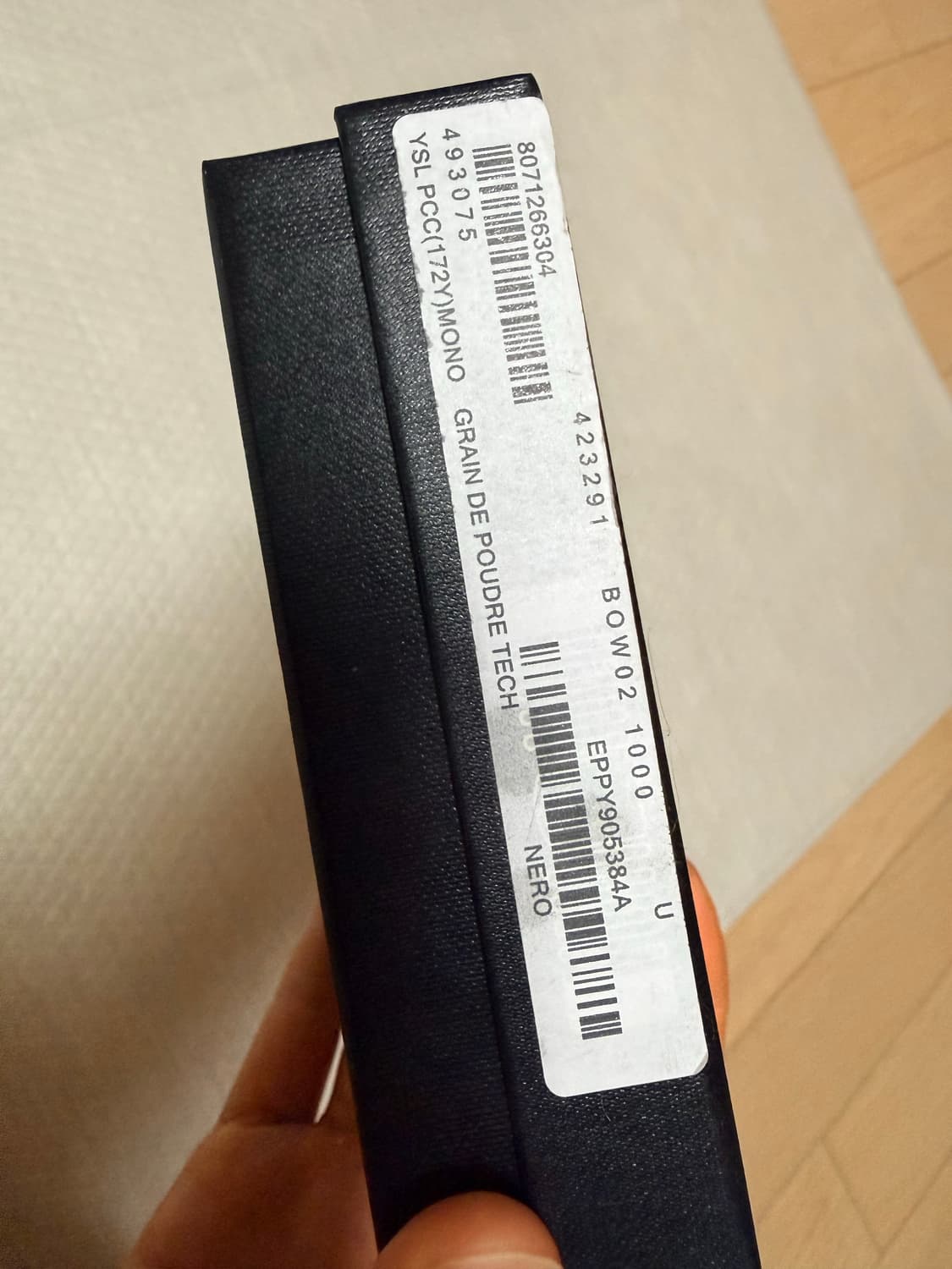 생로랑 모노그램 은장 블랙 카드지갑 풀박스 상품이미지8