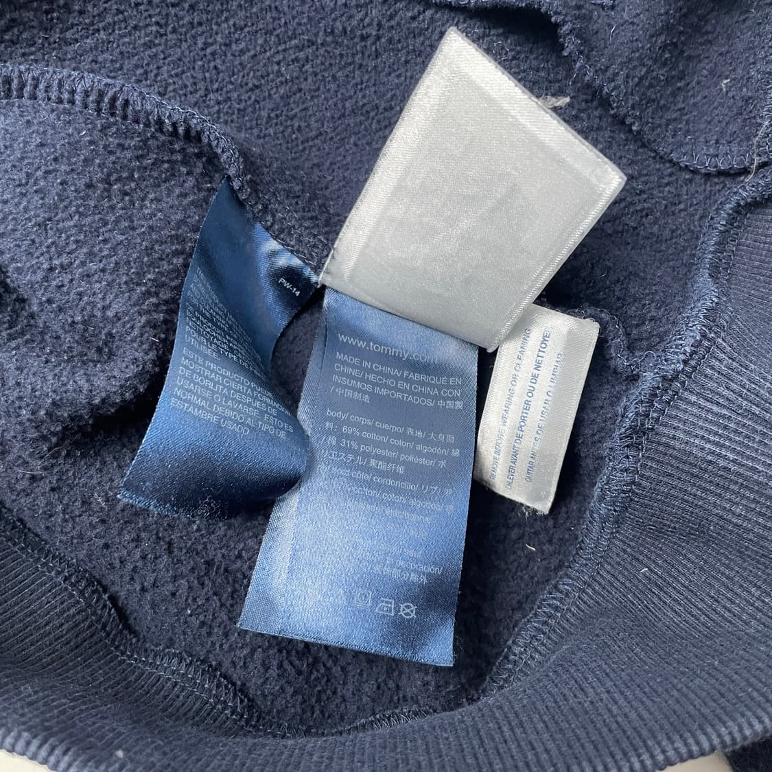 [중고] 타미힐피거 여성 네이비 하프집업 맨투맨 S 상품이미지4
