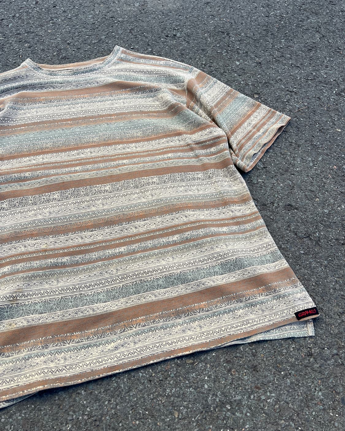 [XL] 90s 그라미치 트라이벌 스트라이프 티 상품이미지1