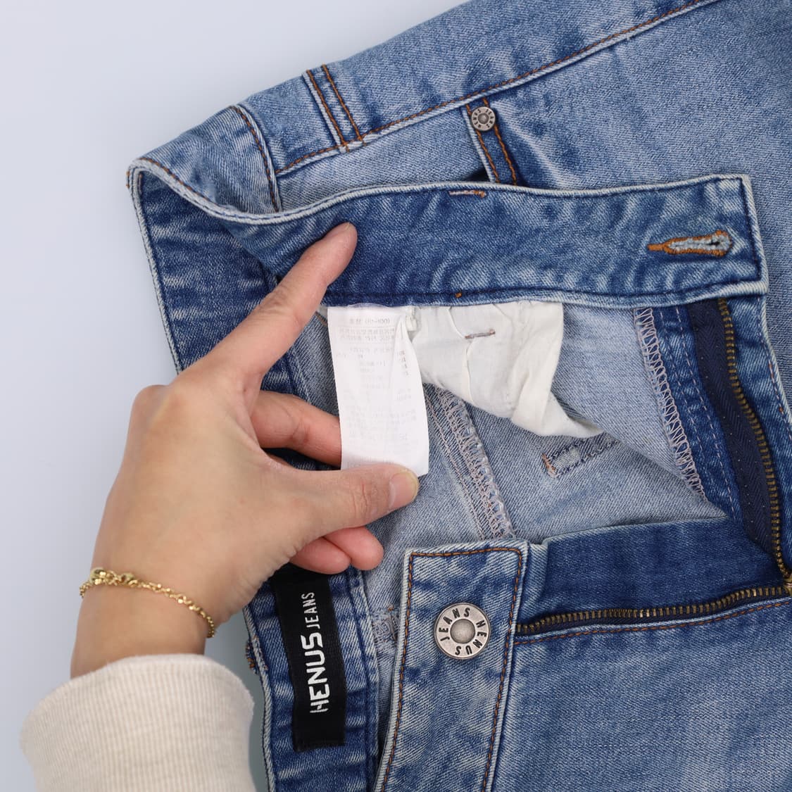 [81-100] 헨어스진스 연청데님 0108H2 상품이미지5