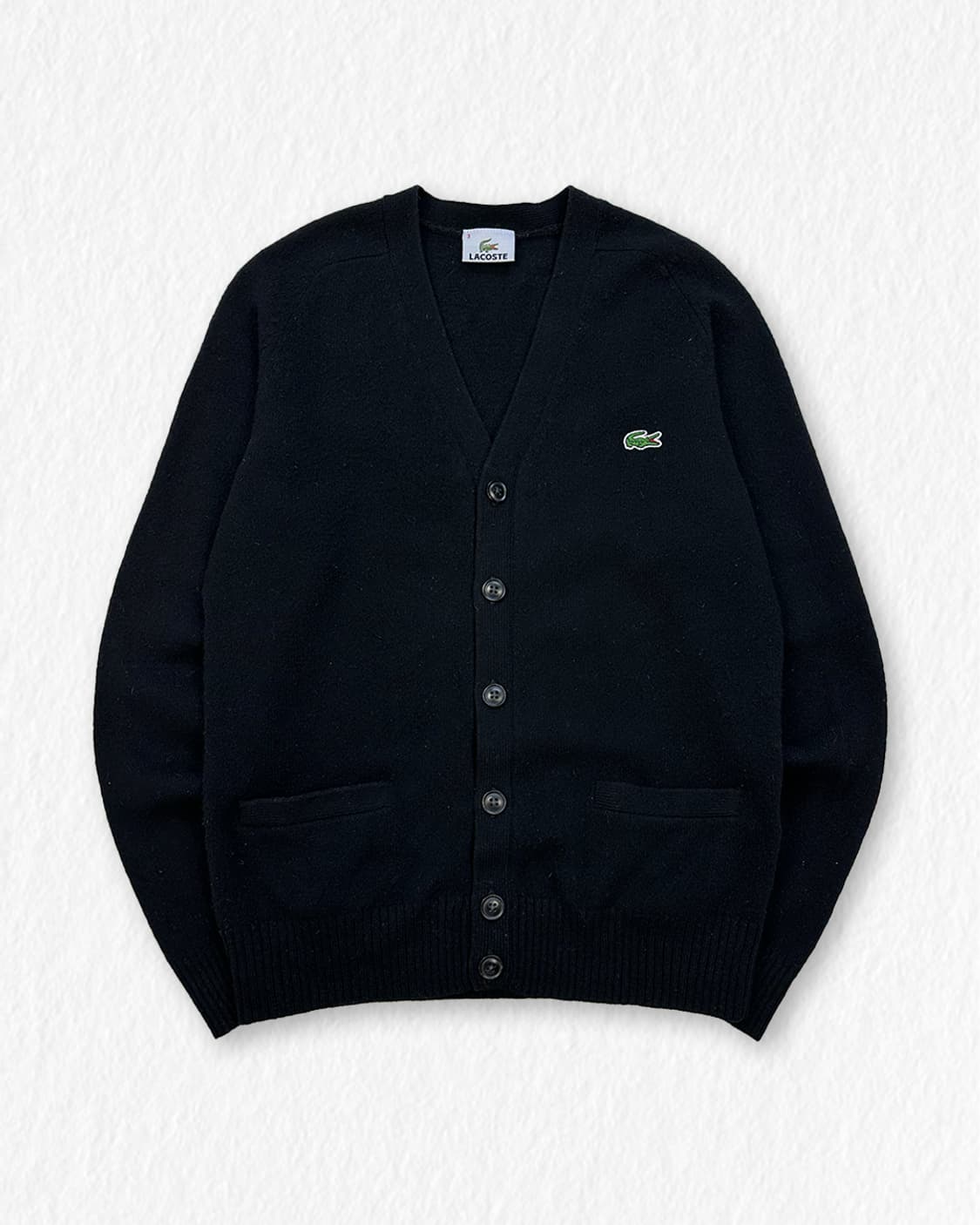 라코스테 가디건 블랙 상품이미지1