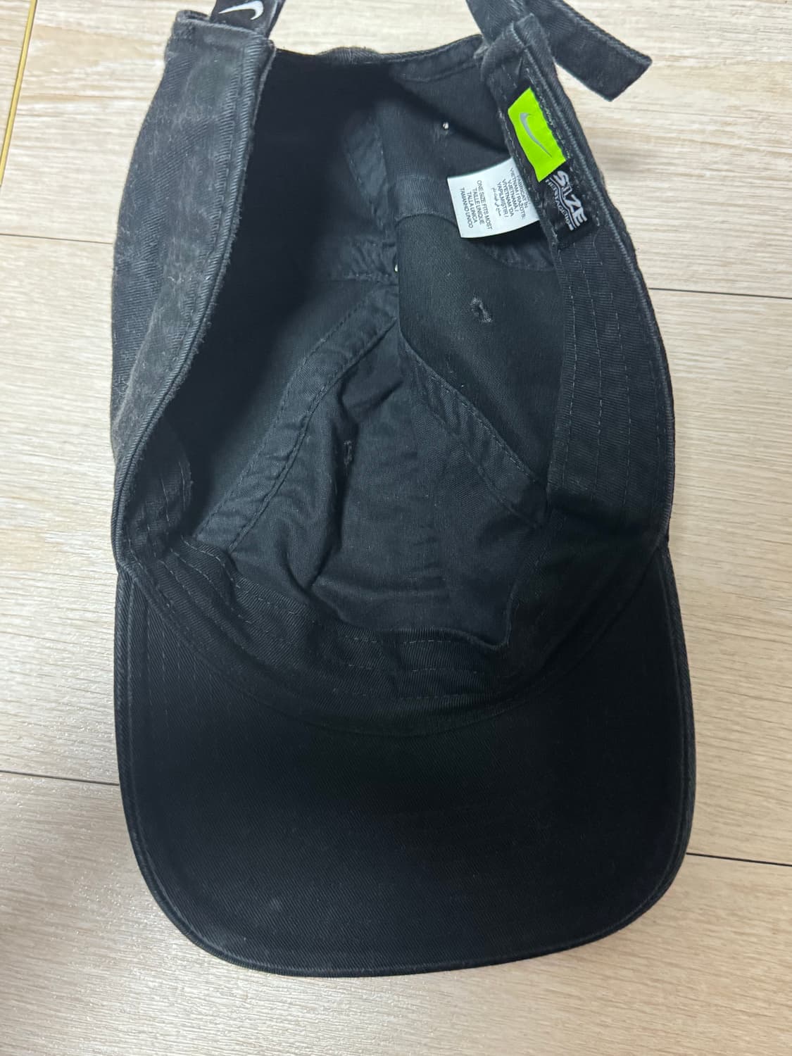 나이키 헤리티지86 에센셜 볼캡 블랙 상품이미지4