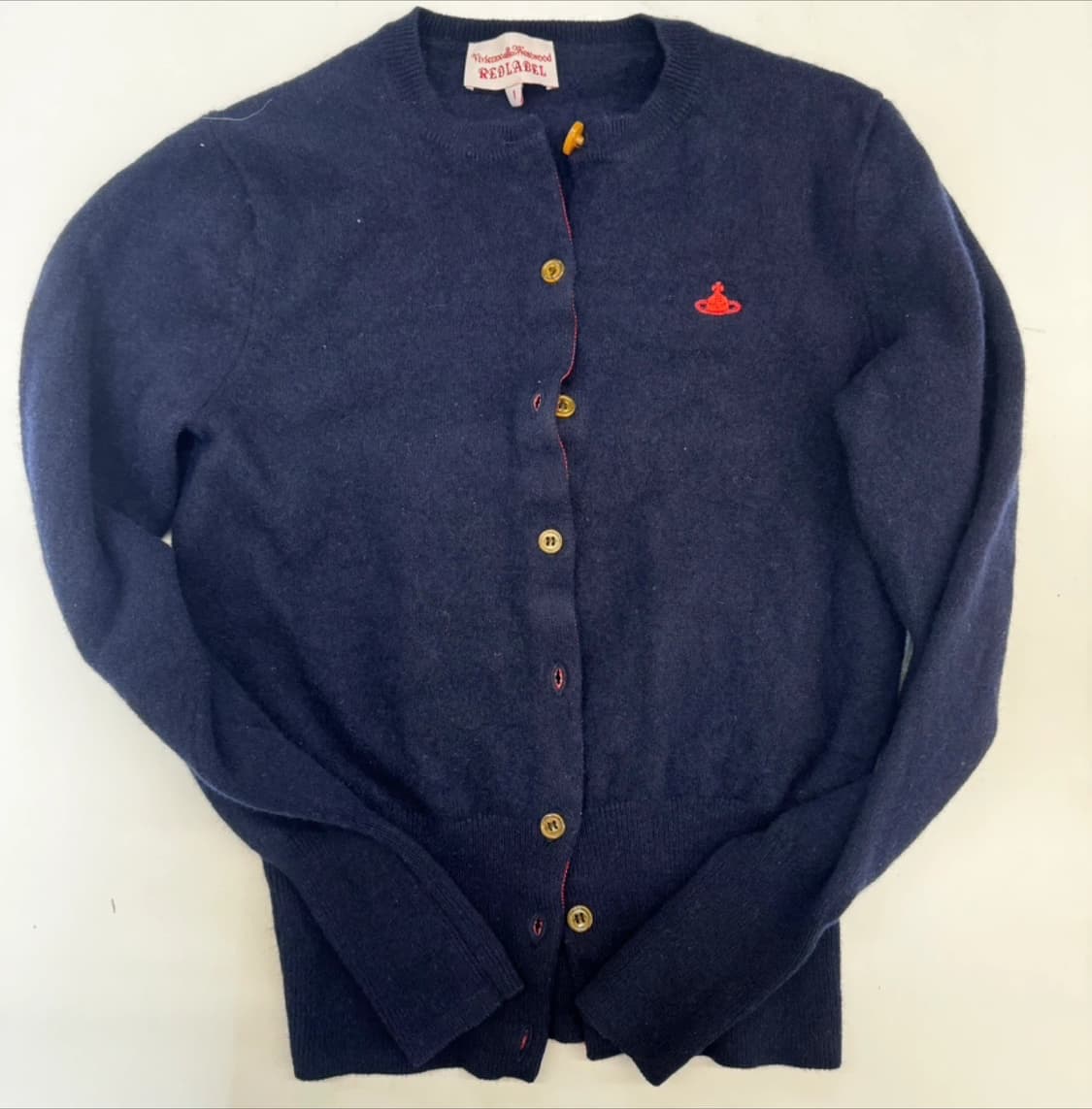 비비안웨스트우드 레드라벨 네이비 가디건 1size 상품이미지1