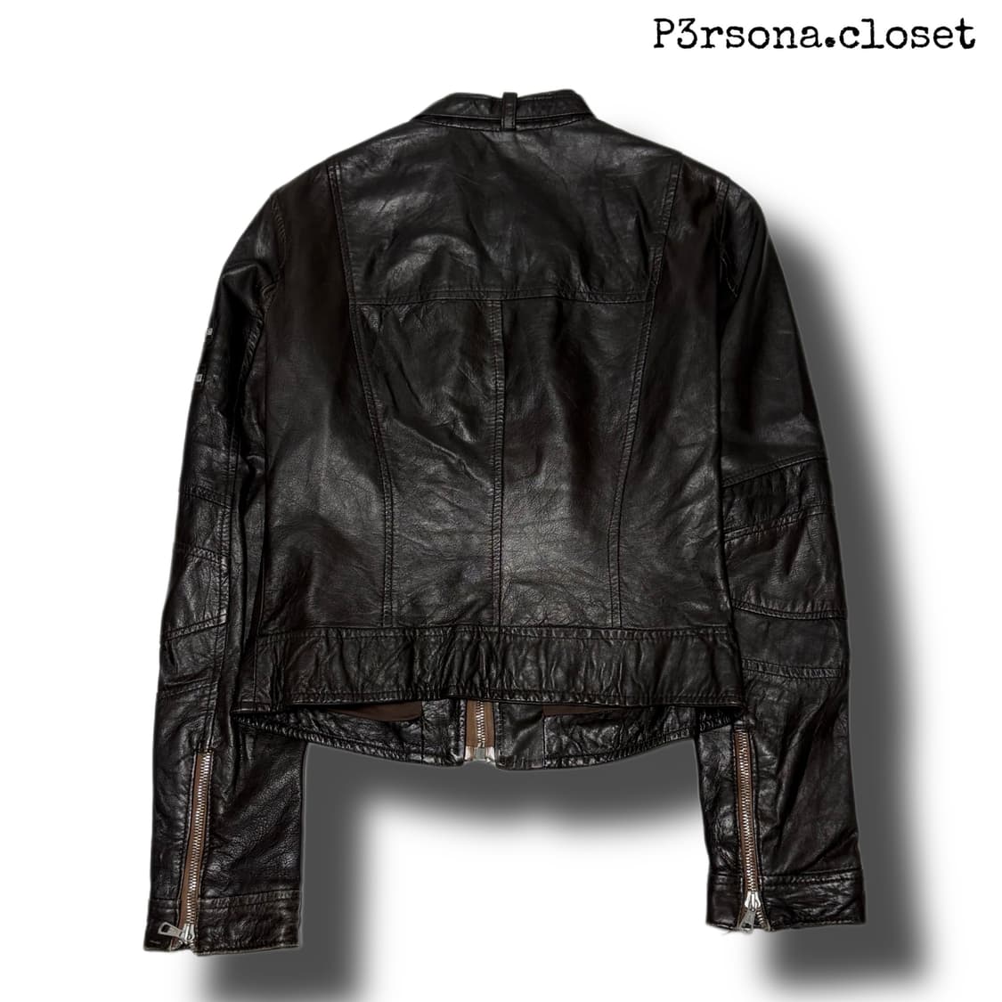 Kosmika vera pelle leather jacket 상품이미지2