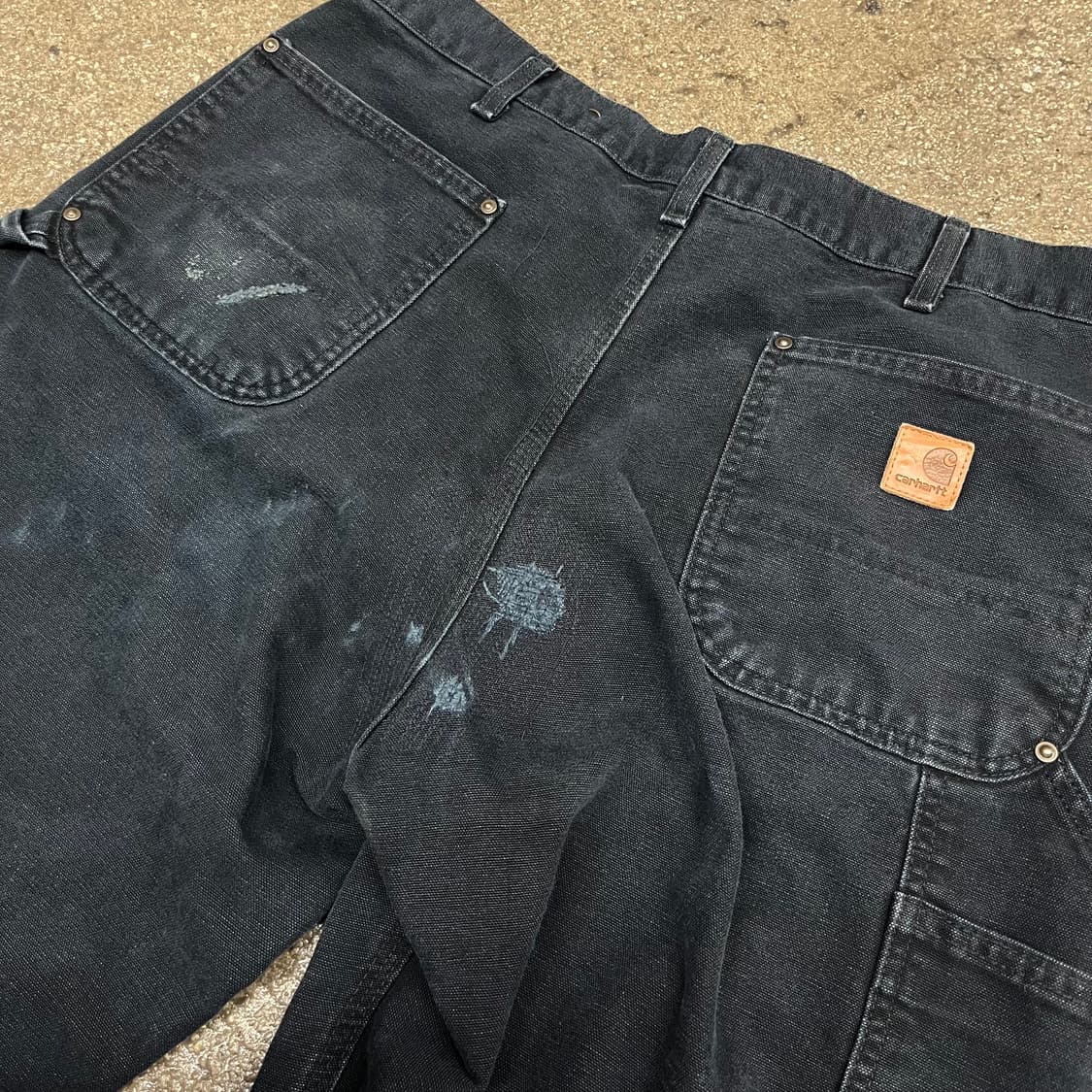 Carhartt 블랙 더블니 팬츠 (37“) 상품이미지6