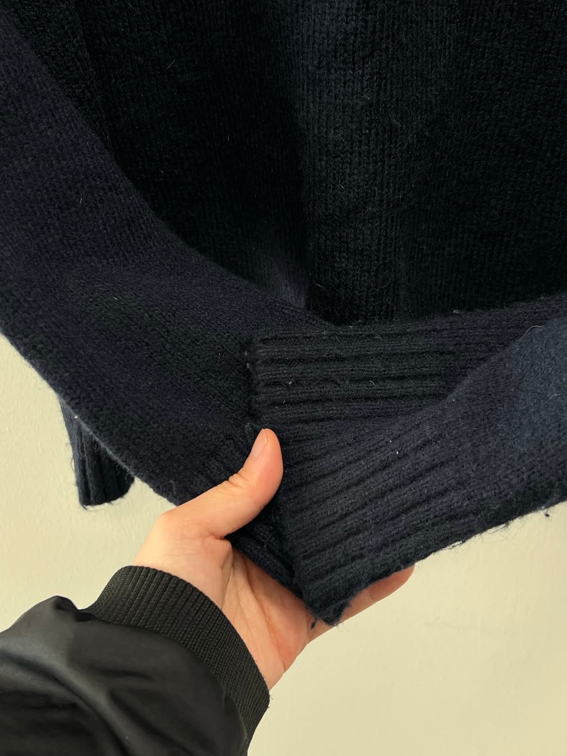 후아유 베어 니트 네이비 상품이미지4