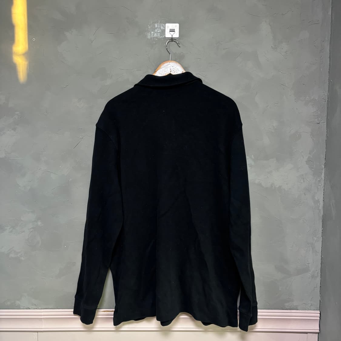 폴로 랄프로렌 니트 반집업 블랙 상품이미지4