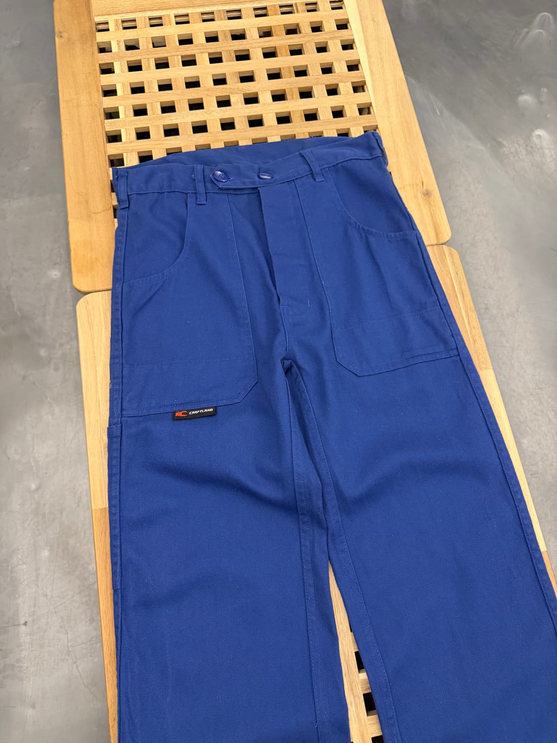 1990s CRAFTLAND FRENCH BLUE 프렌치워크팬츠 상품이미지5