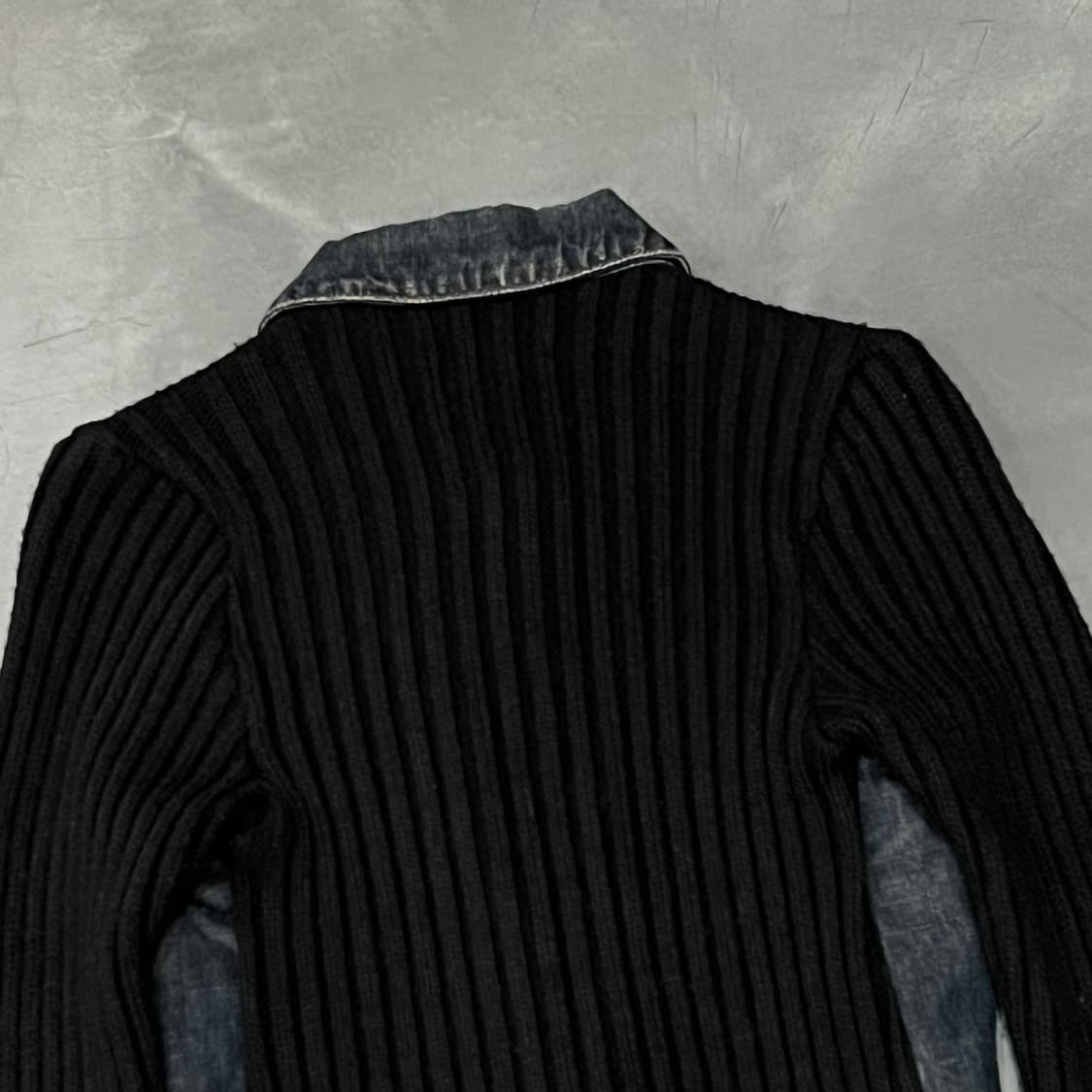  미스식스티 니트 배색 트러커 자켓 y15585 상품이미지5