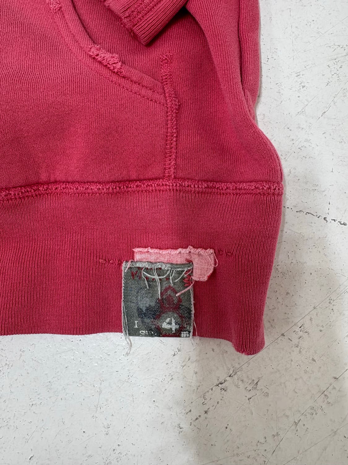 90's polo ralph lauren Fadded Pink Hood 상품이미지5
