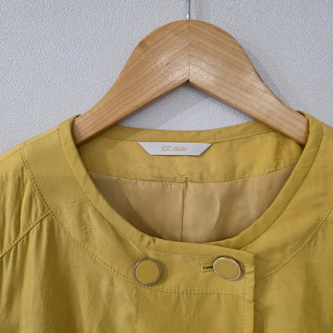 CC club 옐로우 트렌치 코트 91 상품이미지2