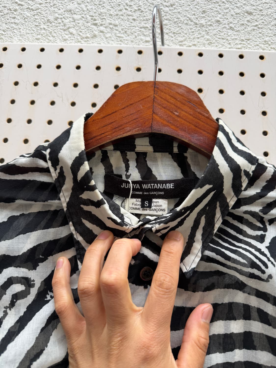 JUNYA WATANABE 준야와타나베 꼼데가르송 레오파드 롱셔츠 상품이미지6