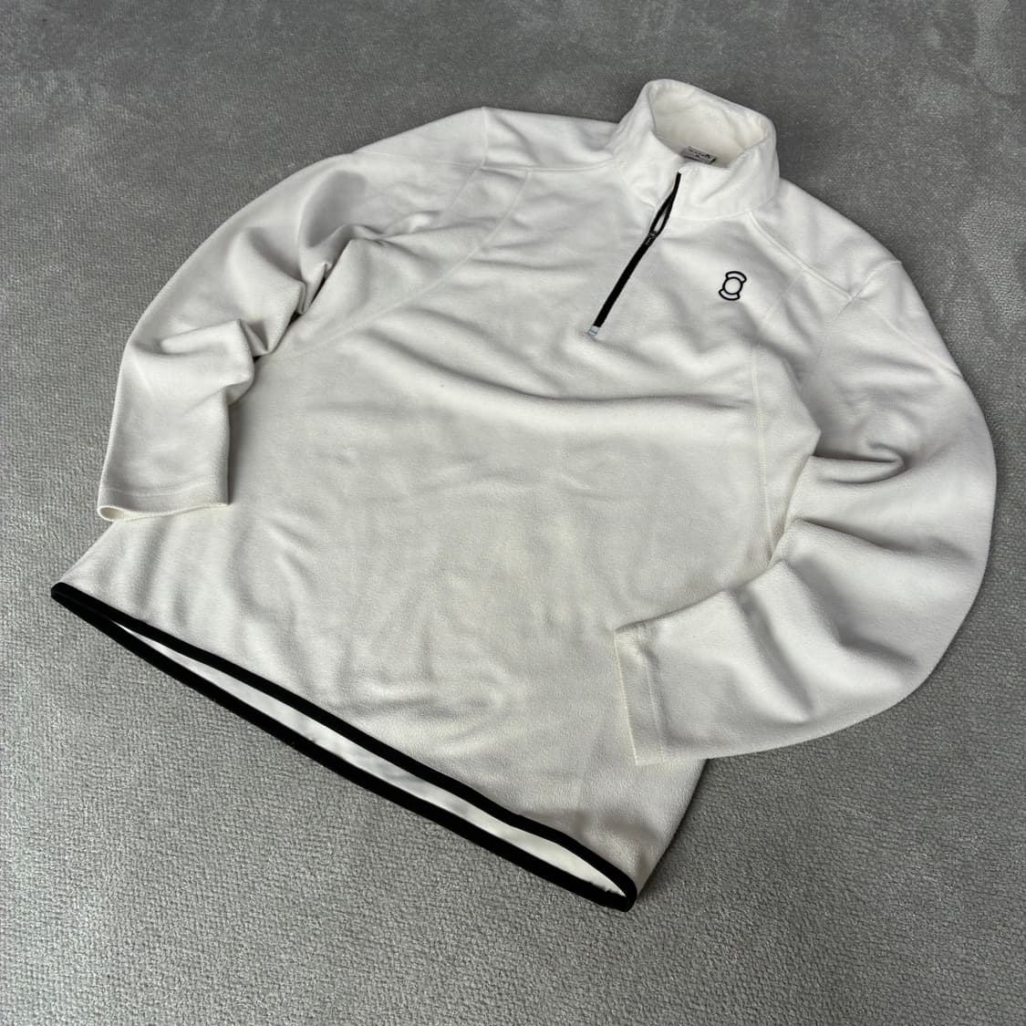 디스커버리 화이트 하프집업 플리스 m 상품이미지1