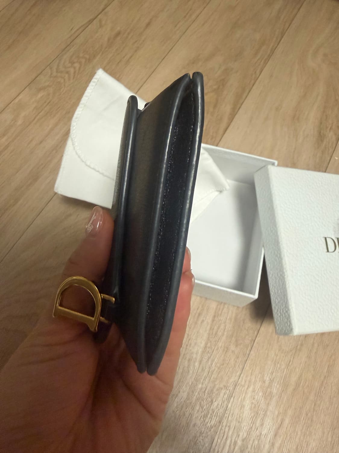 디올 새들지갑(블랙) 상품이미지6