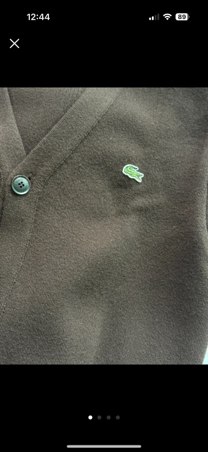 라코스테브라운가디건 상품이미지1