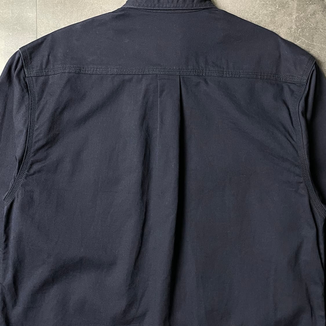 CARHARTT 칼하트 빈티지 네이비 플랩포켓 워크 셔츠 A00971 상품이미지7