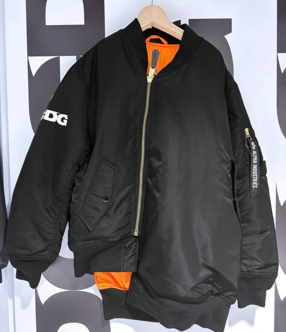 Cdg 알파 ma-1 black 상품이미지1