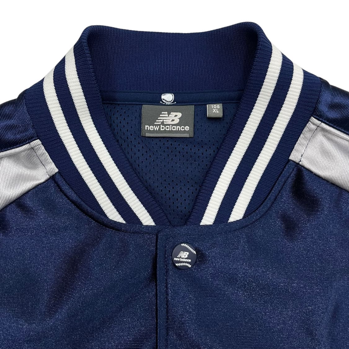 뉴발란스 힛런 네이비 새틴 버튼 자켓 105 상품이미지6