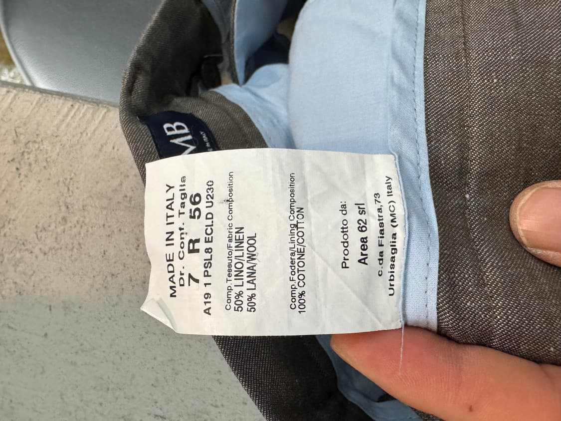 TMB 그레이 핀턱 슬랙스 바지  상품이미지5