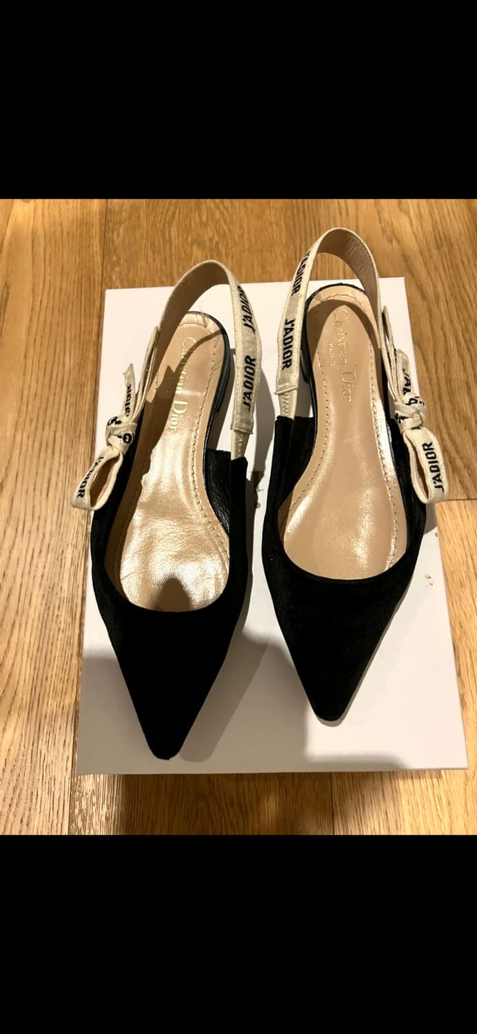 급처(거의새거) Dior 디올 자디올 슬링백 블랙 240 상품이미지2