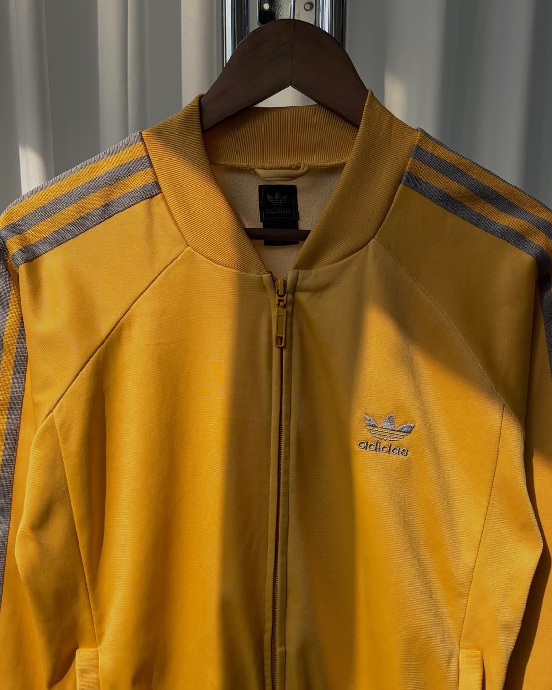 [L]아디다스 트레포일 머스타드 실버 트랙탑 져지 상품이미지5