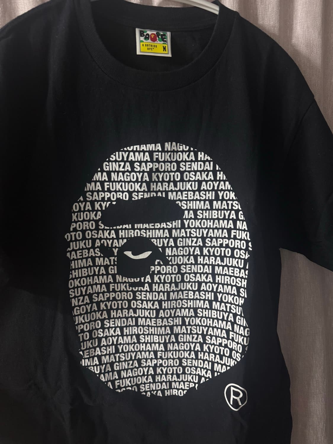 베이프 재팬 헤드 티셔츠 블랙 상품이미지3