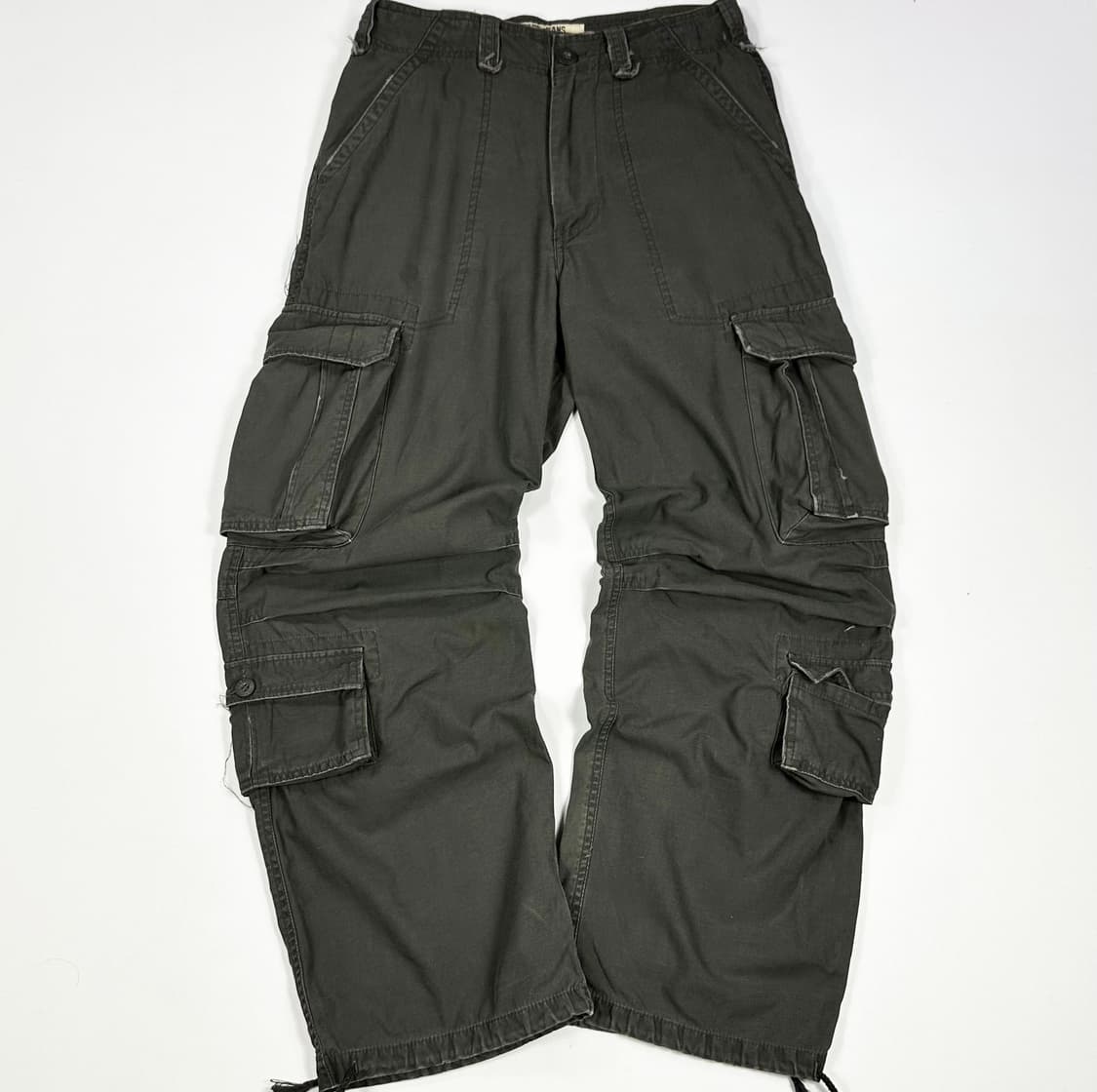 29 VTG 빈티지 와이드 루즈핏 카고팬츠 카키 상품이미지1