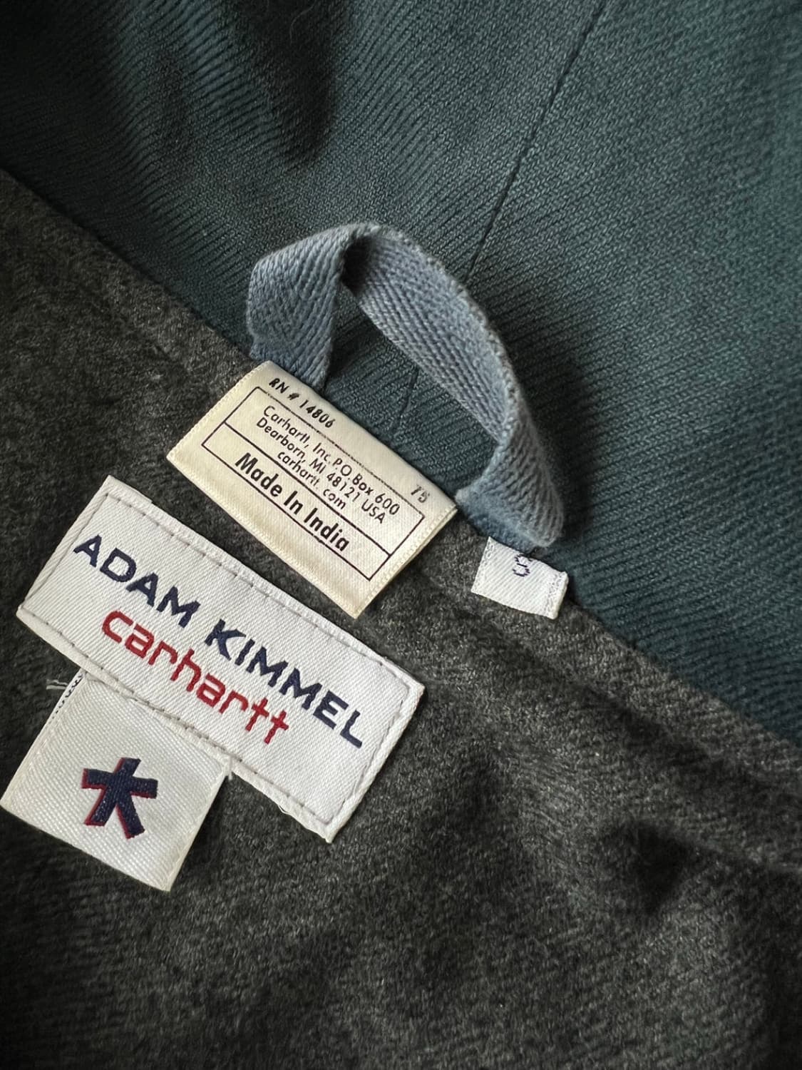 칼하트 아담키멜 스웻 후드집업 상품이미지3